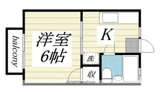 フローラル花荵【202号室】の間取り