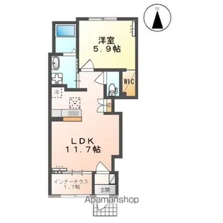 ラ・レコルト【1階】の間取り