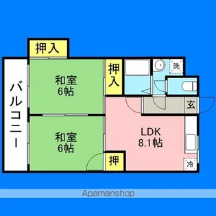 フォーレストマンション【301号室】の間取り