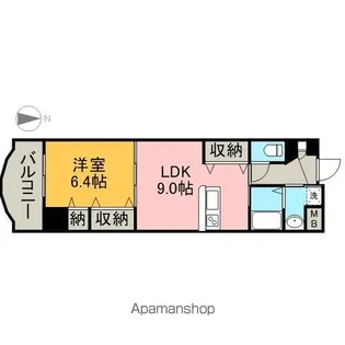 第13オオタビル【3階】の間取り