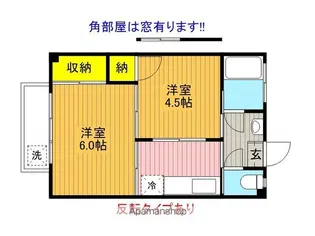 和光マンション【2階】の間取り