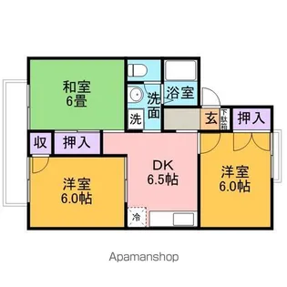 シャトルアイ【2階】の間取り
