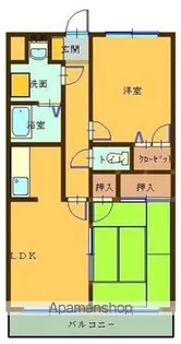 コンフォール清和【103号室】の間取り