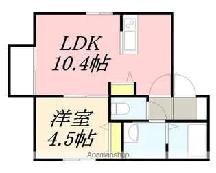 HEART(ハート)【301号室】の間取り