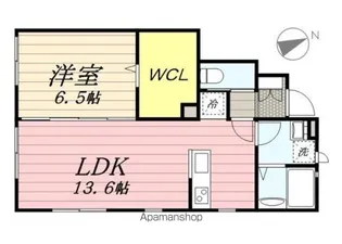 サニーテラス【1階】の間取り