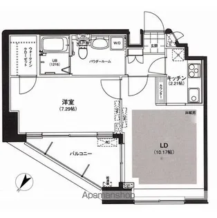 サウンドおしあげ【13階】の間取り