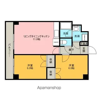 サンプレイス早宮【3階】の間取り