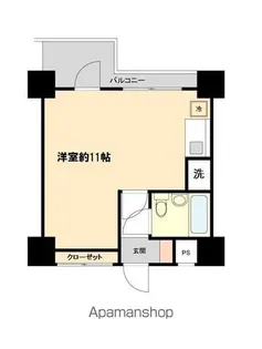 プラス・ワン横浜【7階】の間取り