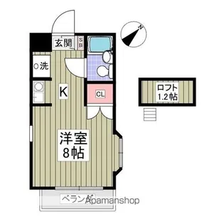 フローラルコートⅢ【2階】の間取り