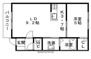 ラパーチェ813【106号室】の間取り