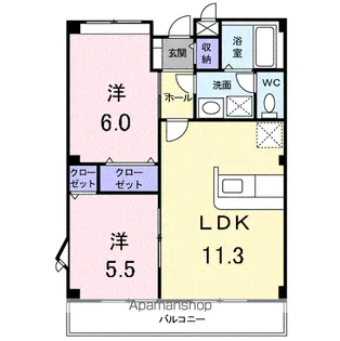 パティーナ【2階】の間取り