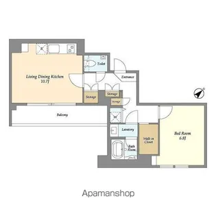 HF目黒行人坂レジデンス【6階】の間取り