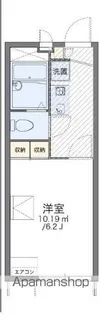 ラ・メゾン鹿児島中央【1階】の間取り