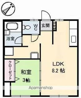 コーポ筒井【2階】の間取り