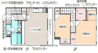 シャトー東山【3階】の間取り