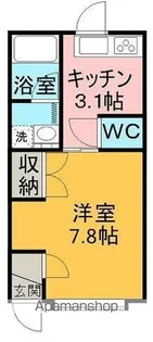北海道網走市字潮見【アパート】の間取り