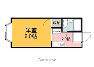メゾン千晴【202号室】の間取り