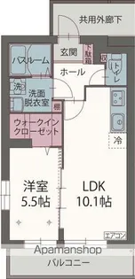 ルシエール東護【1階】の間取り