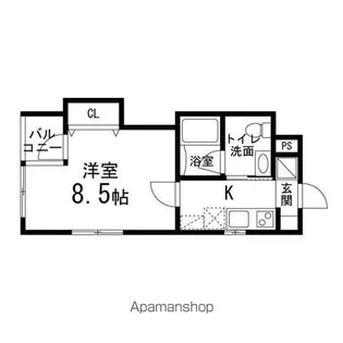 ゾンネモント子平町【516号室】の間取り