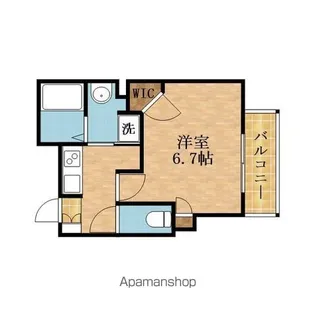 SOAR城東蒲生【201号室】の間取り