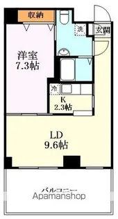 ルーミネス芦谷三番館【102号室】の間取り