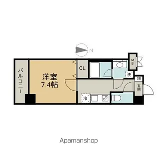 キャナルスクエア【6階】の間取り