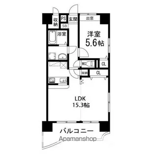WILLDO高砂【1103号室】の間取り