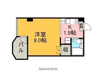 北町マンションK−0【3階】の間取り