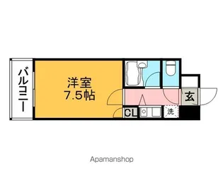 アーバンクルーザー六ツ門【5階】の間取り