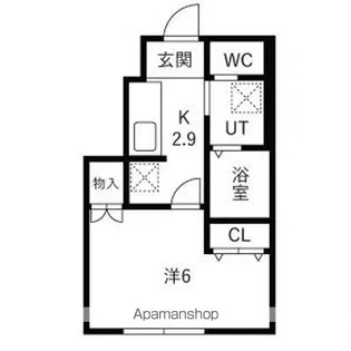 TーGRANDE【102号室】の間取り
