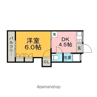 エスポアールマンション【201号室】の間取り