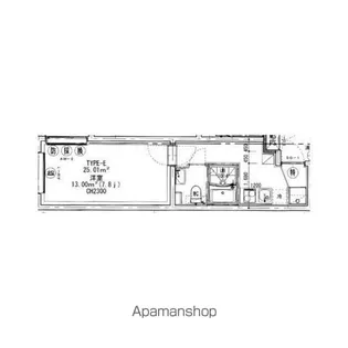 SOLASIARESIDENCE上板橋【-1階】の間取り