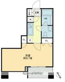 クロスレジデンス蒲田【9階】の間取り