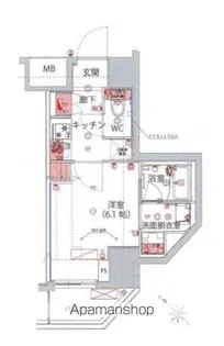 ハーモニーレジデンス新横浜【11階】の間取り