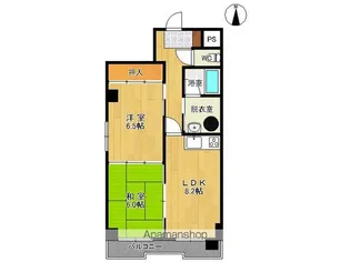 まるせん第一ハイム【5階】の間取り