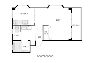アマンダハイル【102号室】の間取り