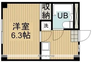 鏡が岡マンション【202号室】の間取り
