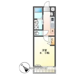 ルークス【2階】の間取り