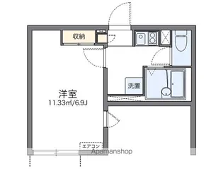 レオネクストKT【201号室】の間取り