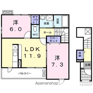 ソフィア【2階】の間取り
