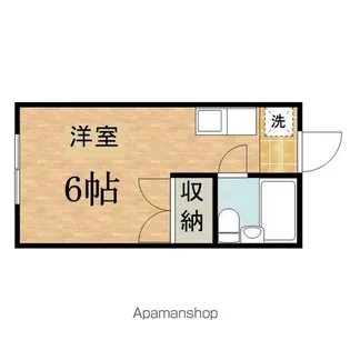 コーポふじ【205号室】の間取り