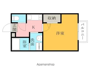 セジュールZENZO【B108号室】の間取り