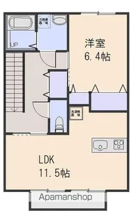 フォレスト宮代【202号室号室】の間取り