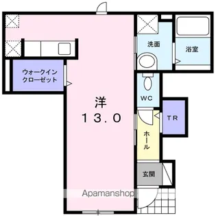 ピュア ソレイユS【1階】の間取り