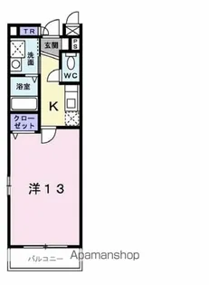 ラーゴ【103号室】の間取り