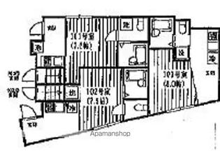 サンガーデン駒込【1階】の間取り