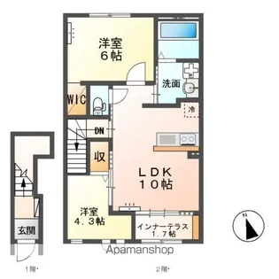アンジュB【2階】の間取り