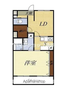 イル・フィオーレ【103号室】の間取り