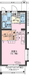 NUOVE CONNESSIONI(ヌアベ コンネシオニ)【401号室】の間取り