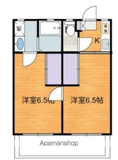 多摩川レジデンス【2階】の間取り